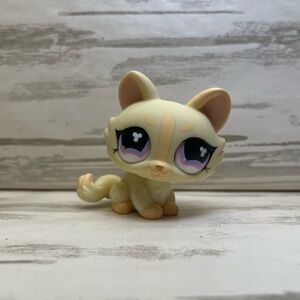 LPS #848 LITTLEST PET SHOP ORIGINAL CHAT CAT / KITTEN CROUCHING HASBRO